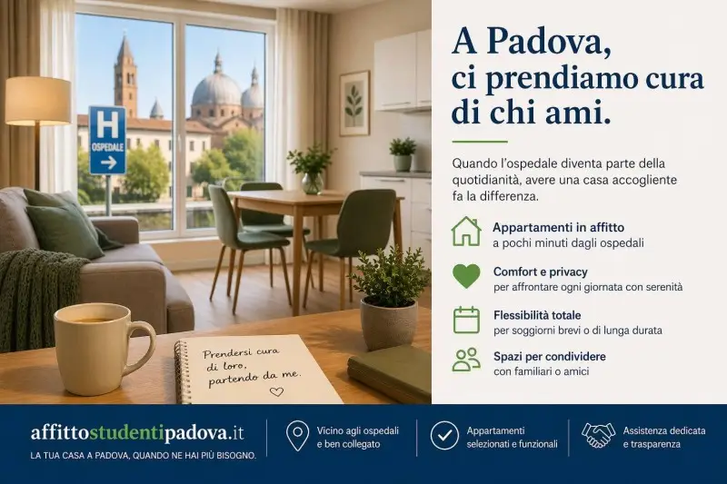 Una casa lontano da casa: la soluzione ideale a Padova per chi assiste i propri cari in ospedale